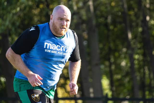 Conor Carey has joined Saints until the end of the season (picture: Roberto Payne/Northampton Saints)