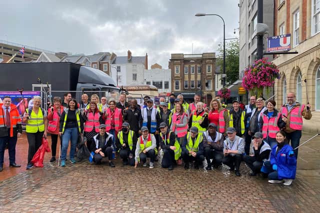Business owners and organisations came together in August to tidy up the town.