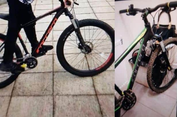 These are the two bikes stolen from kids in Upton.