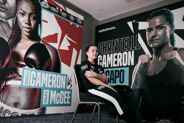 Northampton's Chantelle Cameron headlines at the O2 Arena in London on Saturday night