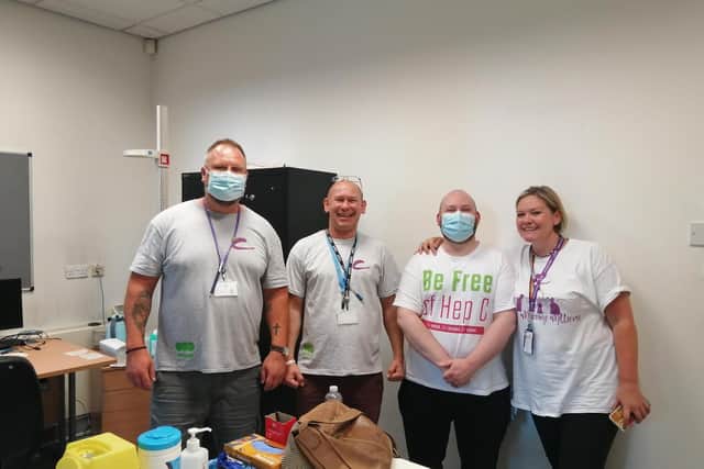 The group provides screenings for the homeless among others.
