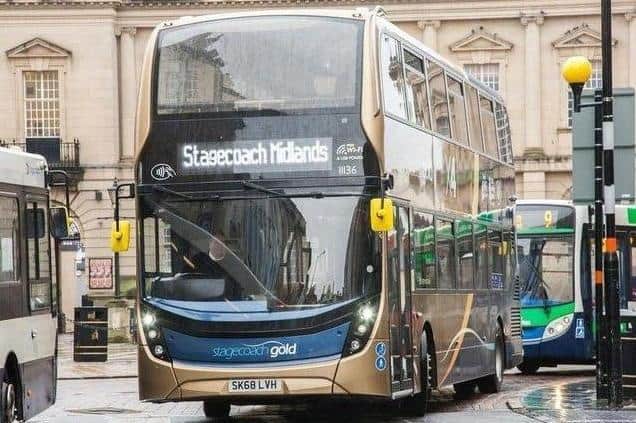Stagecoach says the vast majority of its services are running normally in Northampton