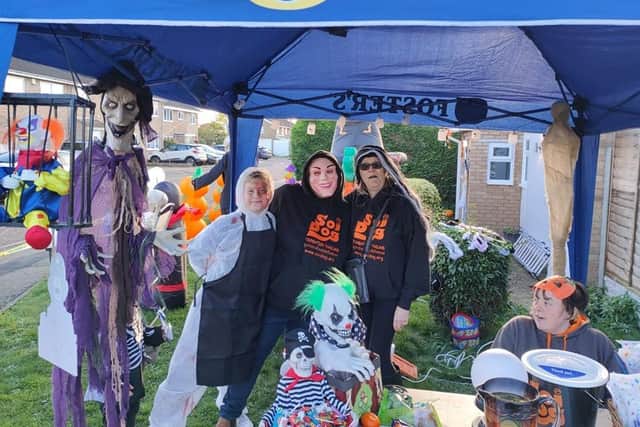 The fundraiser took place in Obelisk on Halloween to raise money for three dog charities. Photo: Maureen Hodgson
