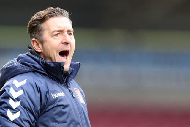 Cobblers boss Jon Brady