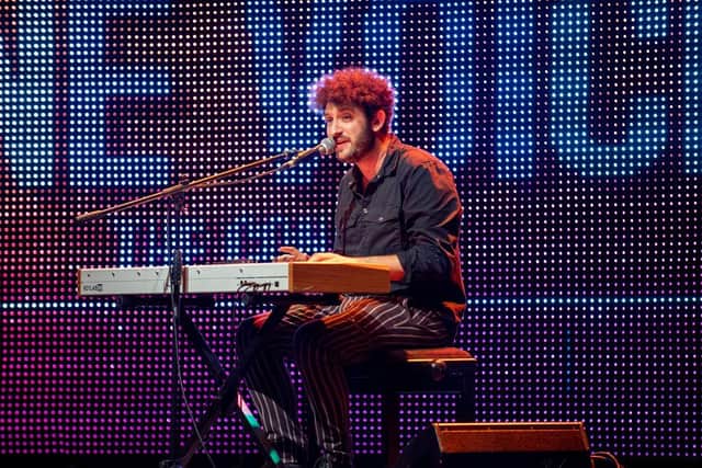Billy Lockett on stage at the One Voice concert at The Deco theatre earlier this year. Photo by David Jackson.