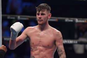 Northampton boxer Eithan James made it seven professional wins out of seven in Birmingham on Saturday