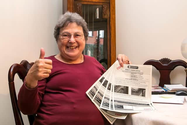 Joy Dawson is 'relieved' after hearing the news her fines will be reduced. Photo: Leila Coker.