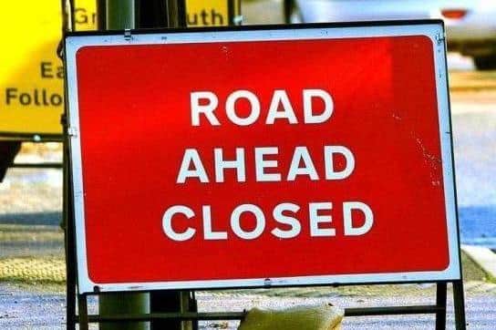 Road closed