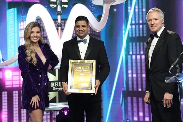 Naz Islam at last years British Curry Awards.