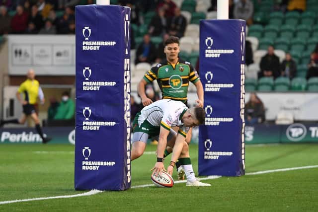 Hugh O'Sullivan scored for London Irish