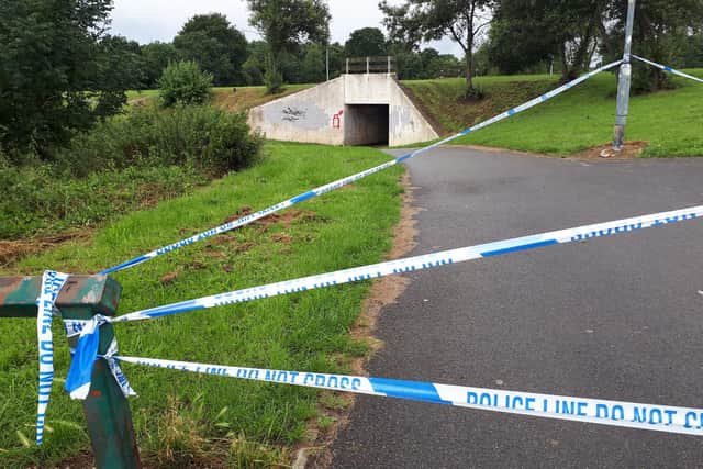 The scene of the stabbing. Image: JPI Media