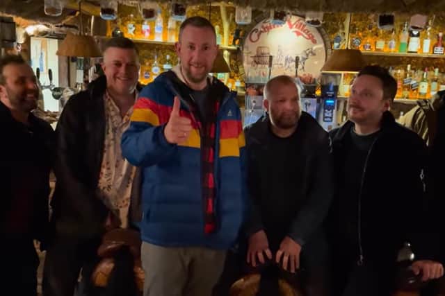 Comedian Alex Horne gives the thumbs up to Northampton restaurant, Chilli Village
