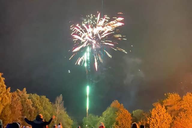 More than 2,000 people attended the firework display.
