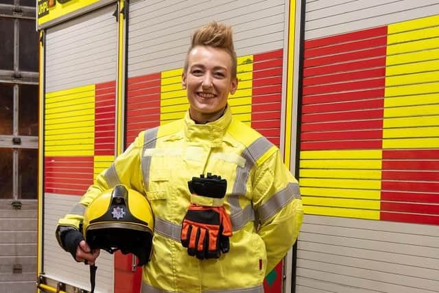 Firefighter Hazel Clements