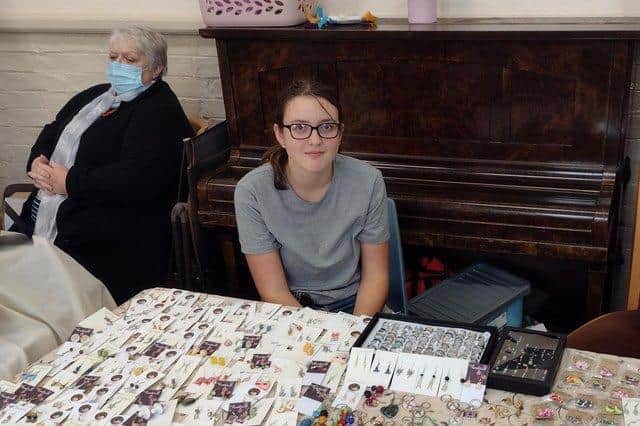 Chloe at a recent fundraising event in Daventry.