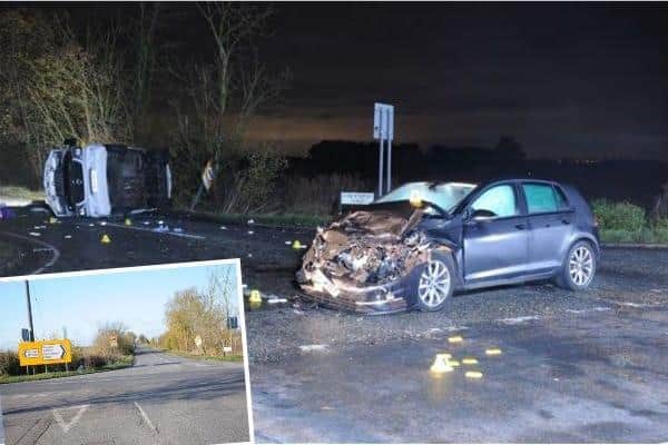 Three pensioners died and another eight people were seriously injured the crash