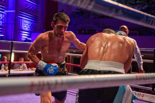 Ben Vaughan in action during his debut win at The Deco last month (Picture: Charlie Gerrard)