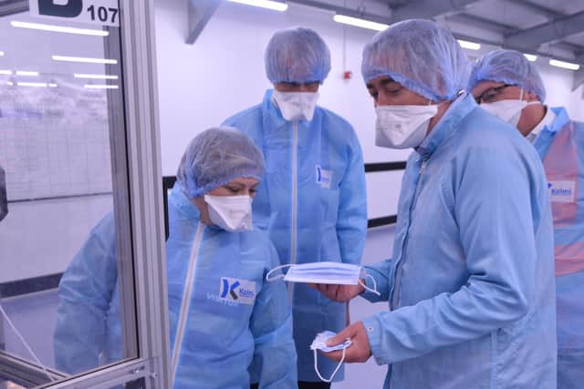 The cleanroom is said to span 20,000 square feet.