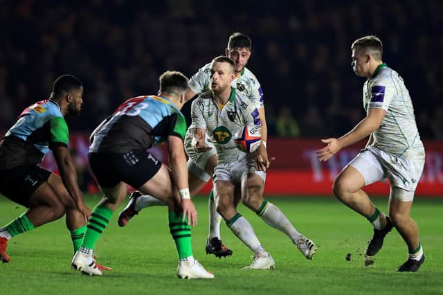 Rory Hutchinson pulled the strings for Saints against Harlequins last Friday