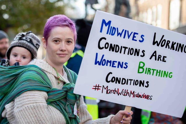 The March With Midwives campaign has attracted more than 100,000 signatures on an online petition. Photo: Kirsty Edmonds.
