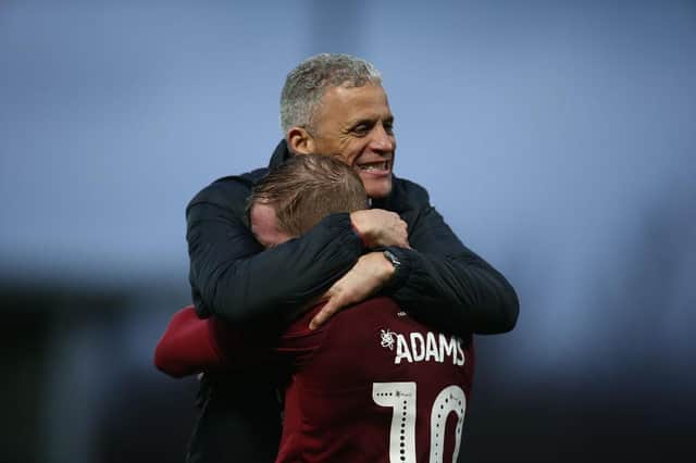 Keith Curle and Nicky Adams will both return to Sixfields tonight.