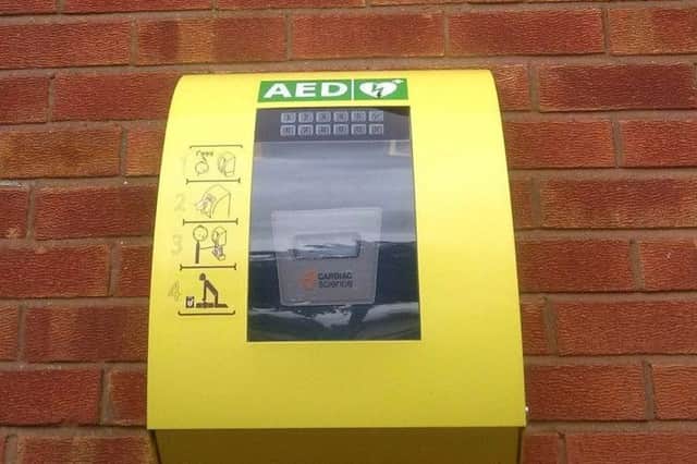 Defibrillators can be used to potentially save someone's life when in cardiac arrest.