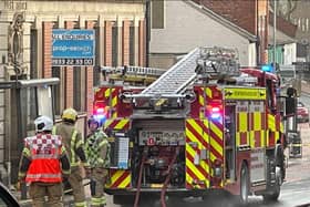 Fire crews tackled the blaze in the 114-year-old Post Office building