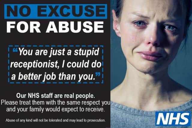 NHS campaign against abuse staff are facing.