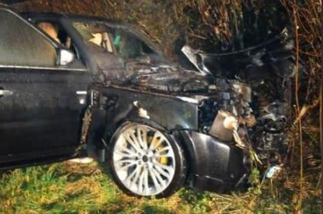 A 76-year-old acted swiftly to escape this burning vehicle on Monday night