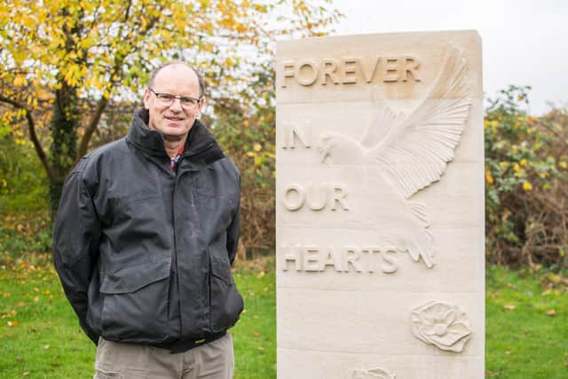Stonemason Mark McDonnell.