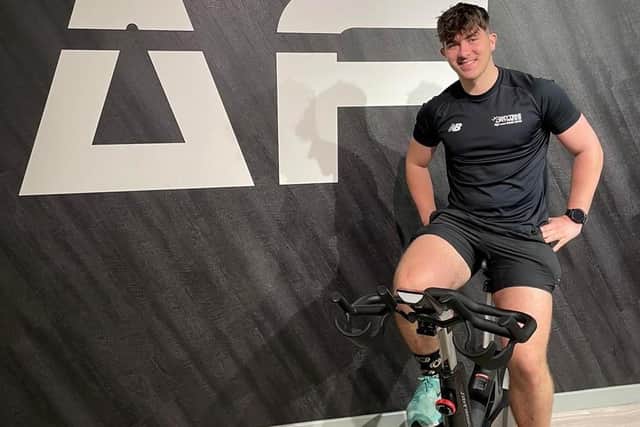 Jack saddles up for the challenge.