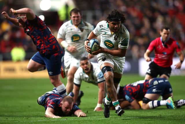 Lewis Ludlam on the charge at Ashton Gate