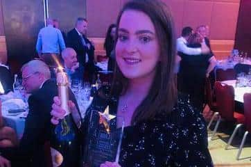 Amy Forbes was named apprentice of the year in the Builders Merchants Journal Industry Awards