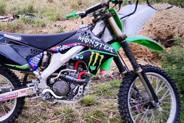 The stolen bike.
