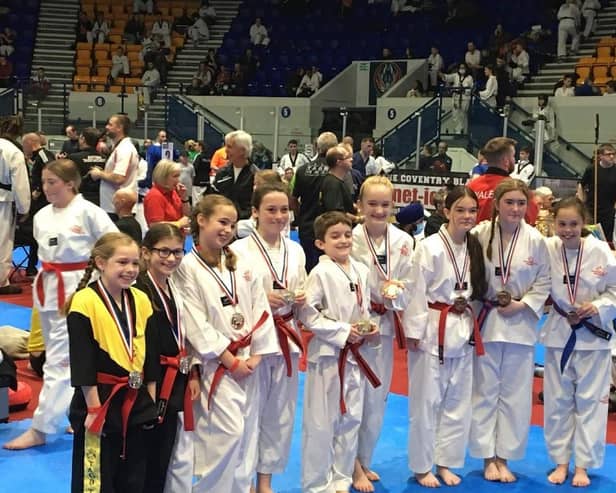 Daventry dominate the red belt division with gold, silver and bronze.