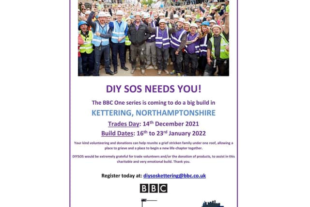 DIY SOS is asking for volunteers to help the McAuley family