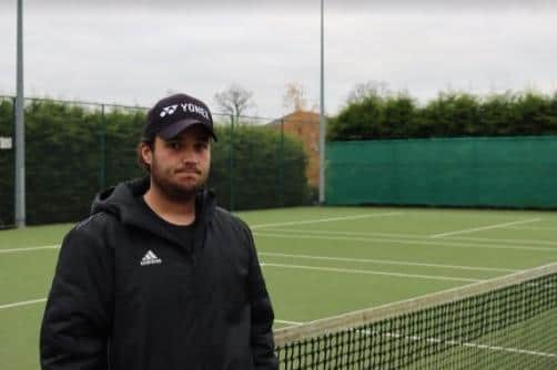 Northampton Lawn Tennis Club head coach Simon Gallo