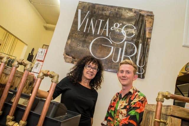 Julie Teckman and Matthew Lewis run Vintage Guru in St Giles' Street