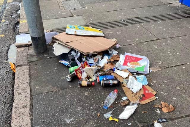 More Kettering Road litter