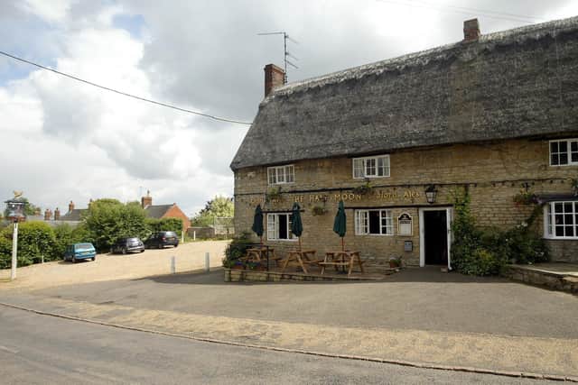 The Half Moon pub in Grendon