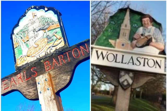 Vans and a business in Earls Barton and Wollaston were targeted by thieves on Tuesday night