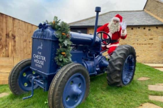 Santa's making his first ever visit to Chester House