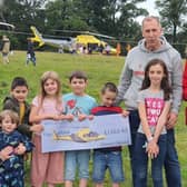 Simon Glover and his family have raised thousands of pounds for WNAA since his DIY accident in 2013.