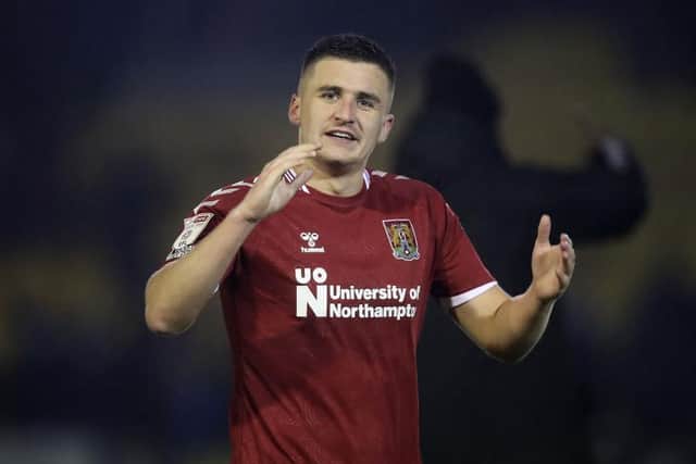 Cobblers full-back Aaron McGowan
