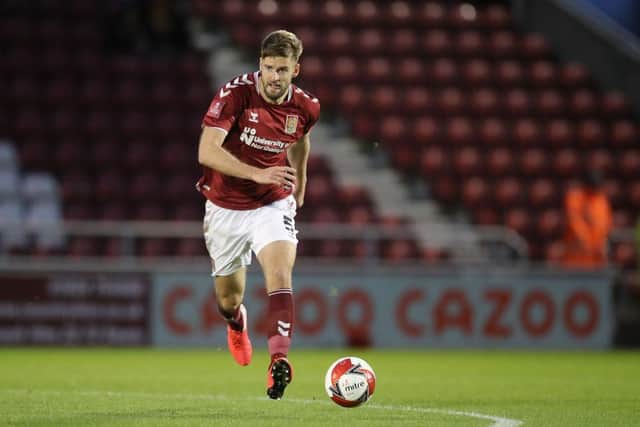 Jon Guthrie on the ball