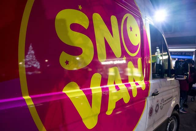 The SNO van is parked in Northampton town centre every Friday and Saturday night