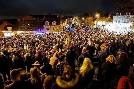 Thousands turn up for the Carols on the Square event at Earls Barton