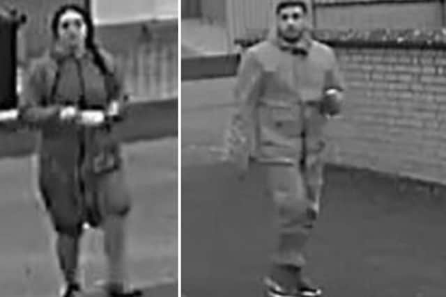 Police have identified two people they want to speak to following distraction burglaries in Towcester