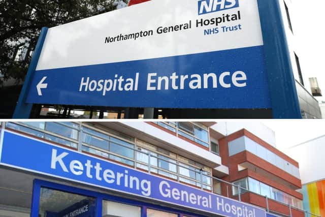 The majority of visitors will not be allowed in to see loved ones from January 1 at Northamptonshire's two main hospitals
