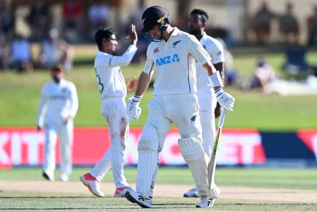 Will Young departs after being dismissed for 69 against Bangladesh